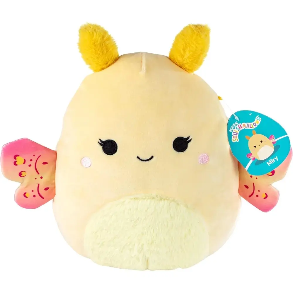 Squishmallows Original 10 Inch Miry The Valentine's Day Moth - Official Jazwares Plush - Soft, Cuddly Collectible Butterfly Stuffed Animal Toy - 2026 Limited Edition - Gift for Boys, Girls, & Kids