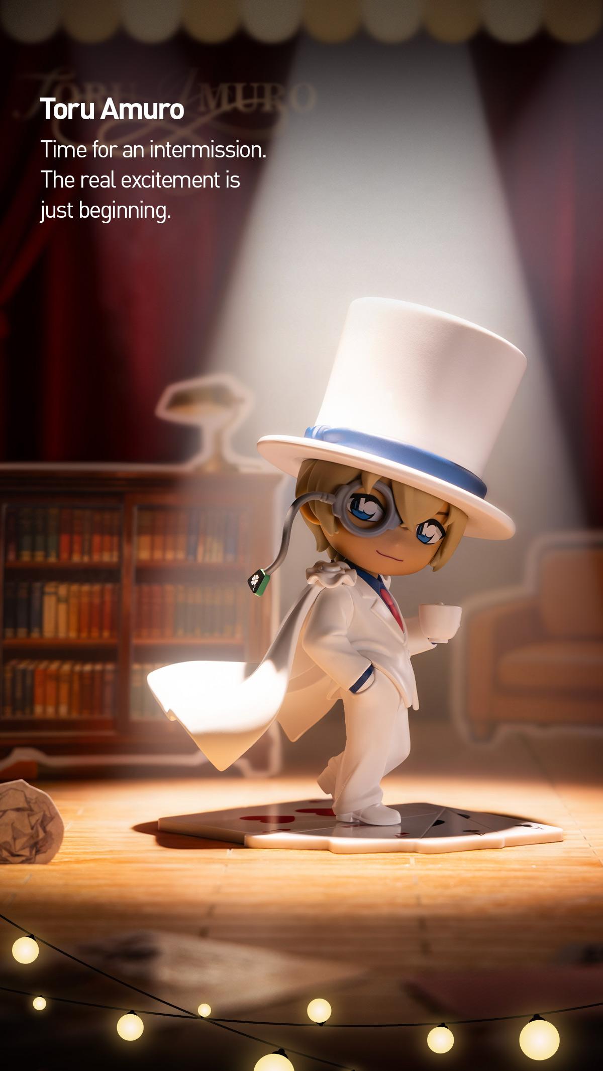 POP MART Detective Conan-It’s Show Time Kid the Phantom Thief Outfit Change Series Figures