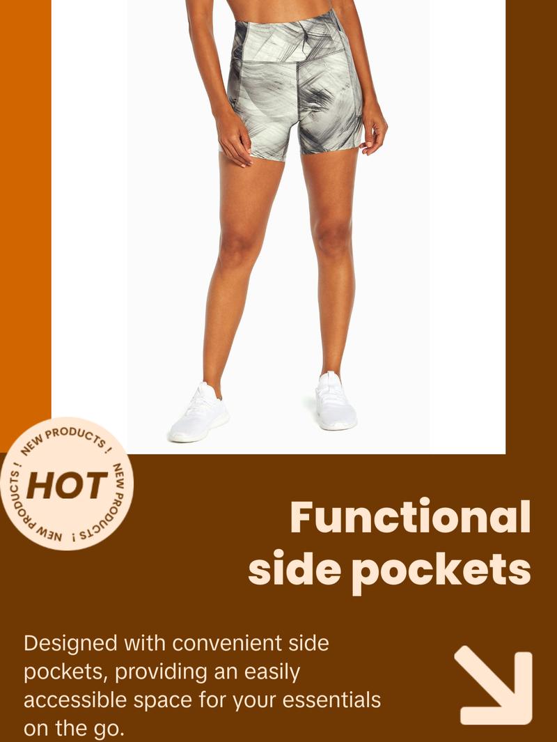 Emma Side Pocket Short Jersey Womenswear Jersey Womenswear