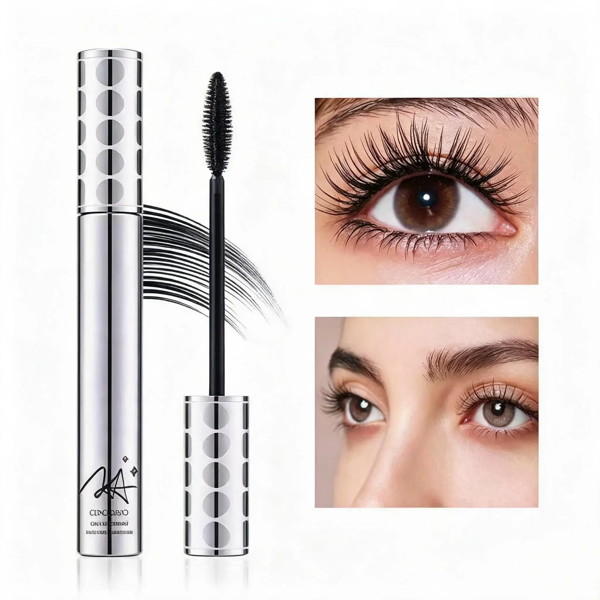 Waterproof Mascara - Makeup Products for Thick, Well-Defined Lashes with Lash Extension Effect