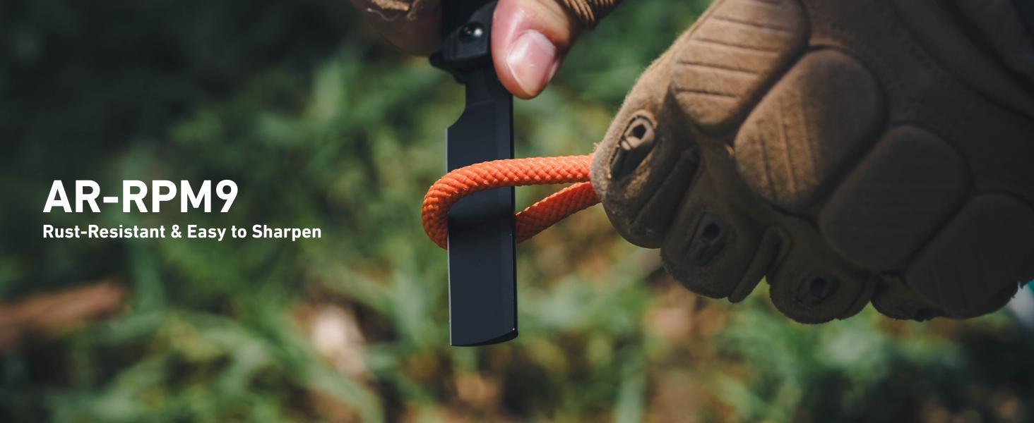 ARTISANCUTLERY Orthodox V2 Pocket Knife, 3.54" AR-RPM9 Steel Blade G10 Handle Folding Knife for Christmas gift, Camping Hiking, 1883P Natural Green(New Version)