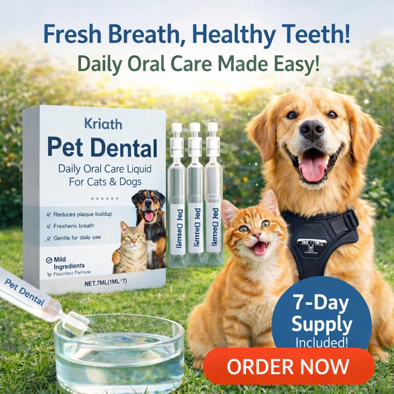 Pet Dental Oral Care Solution – Easy Daily Dental Care for Your Pet