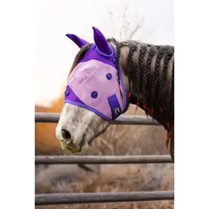 Schulz Equine Perf Boost Magnetic Fly Mask- Purple