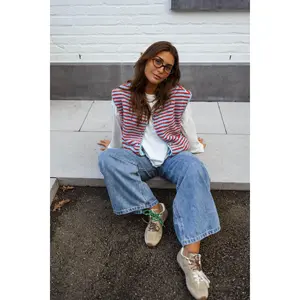 Blue and Coral Taoh Vest