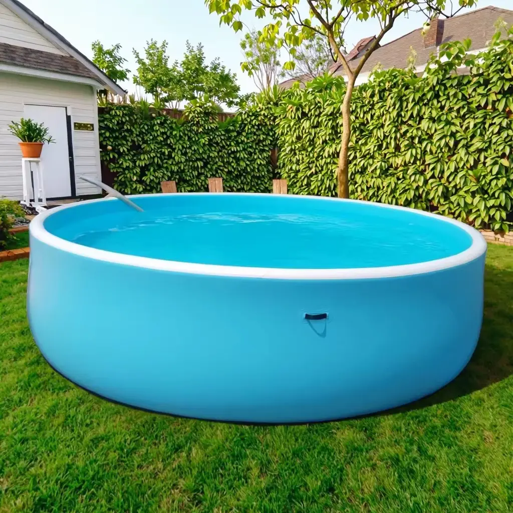 High Quality Portable PVC Water Pool Double Wall Drop Stitch Fabric Inflatable Swimming Pools