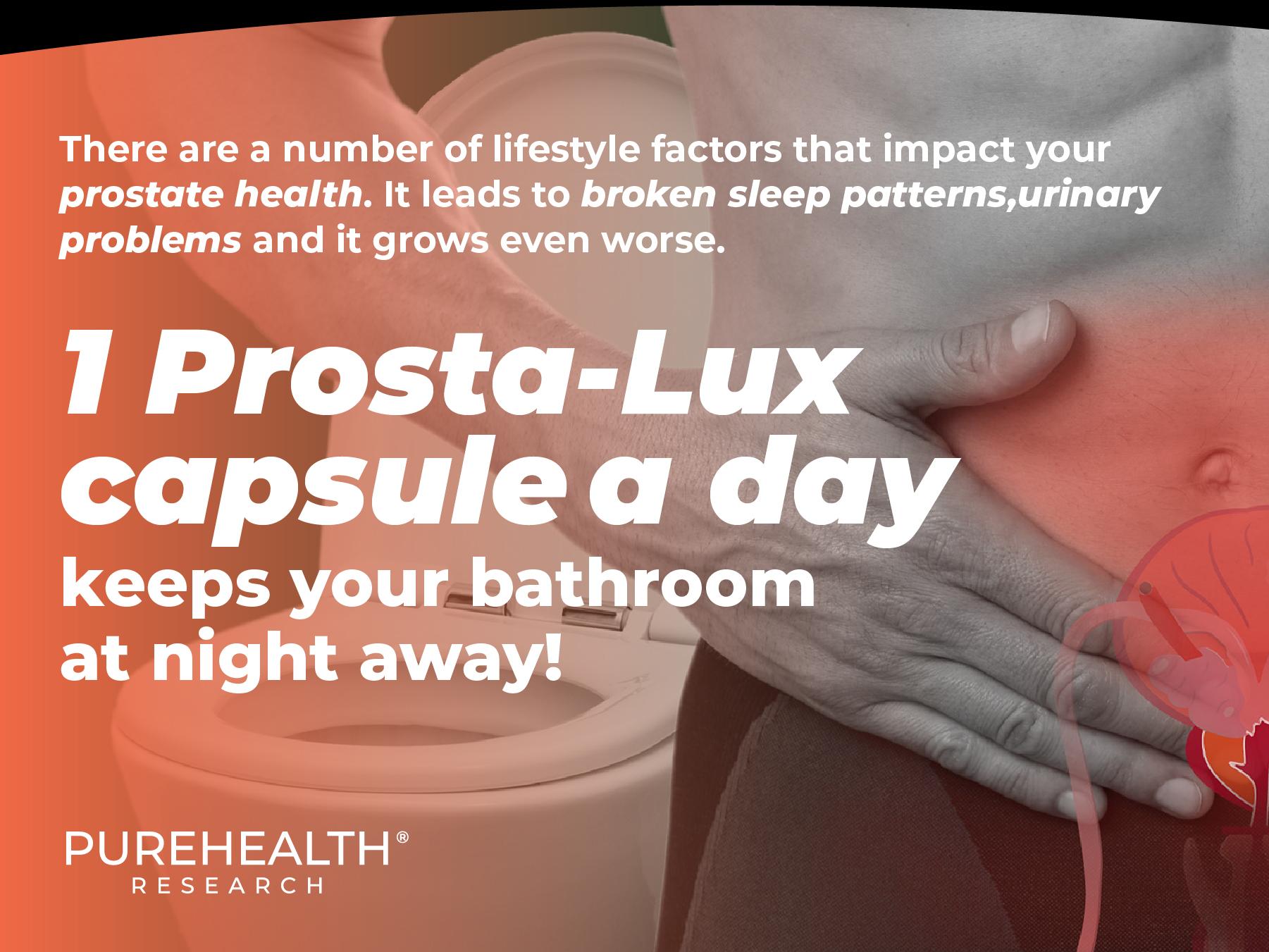 PureHealth Research ProFlow+ Prostate Harmony Support Supplement for Men's Wellness - Natural Energy Stamina Booster Capsules for Prostate Health and Vitality