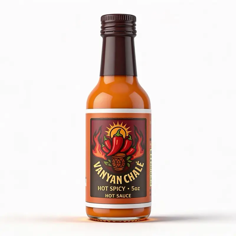 Vanyan Chale Hot Sauce - 5oz Hot Spicy youne 1 Flavor - Perfect for Tacos, Burritos, and More - 5 oz Bottle