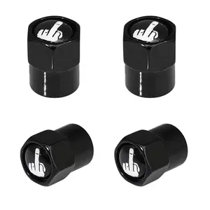 Car Tire Valve Stem Caps, 4-Pack Alloy Valve Caps, Durable and Stylish, Suitable for Cars, SUVs, Trucks, Bicycles, Motorcycles - Corrosion-Resistant, Leak-Proof, Fun Car Accessories