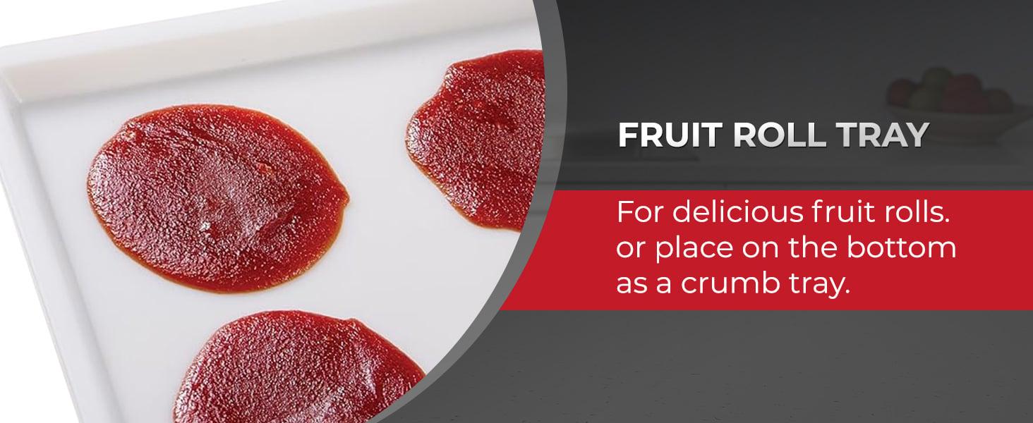 Rosewill Food Dehydrator Machine, 8 Stackable Trays with Adjustable 48H Timer and Temperature Control Up to 195F - Electric Food Preserver for Fruits, Veggies, Meats & Dog Treats