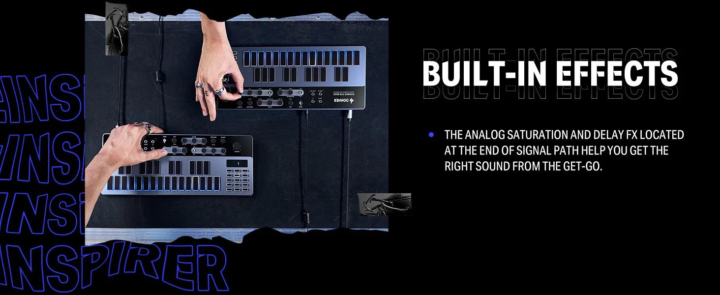 Donner Essential B1 Analog Bass Synthesizer & Sequencer