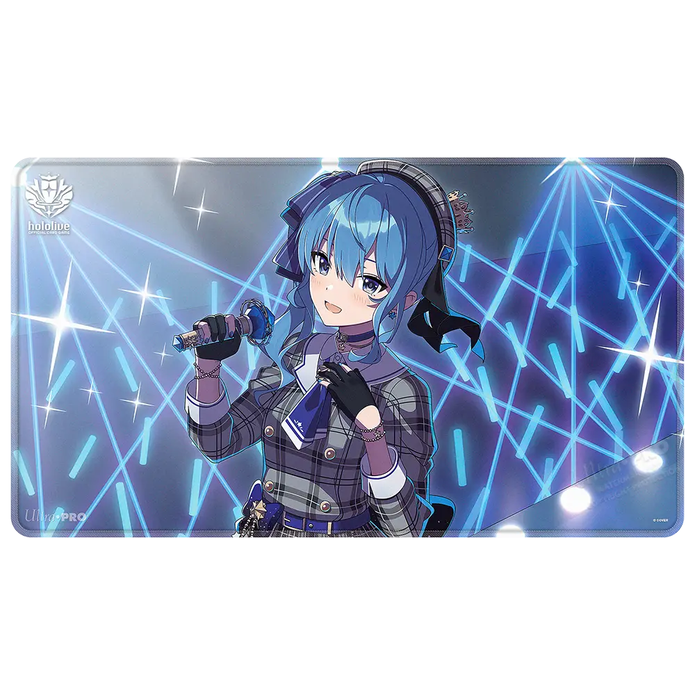 Hoshimachi Suisei Stitched Playmat for the hololive OFFICIAL CARD GAME