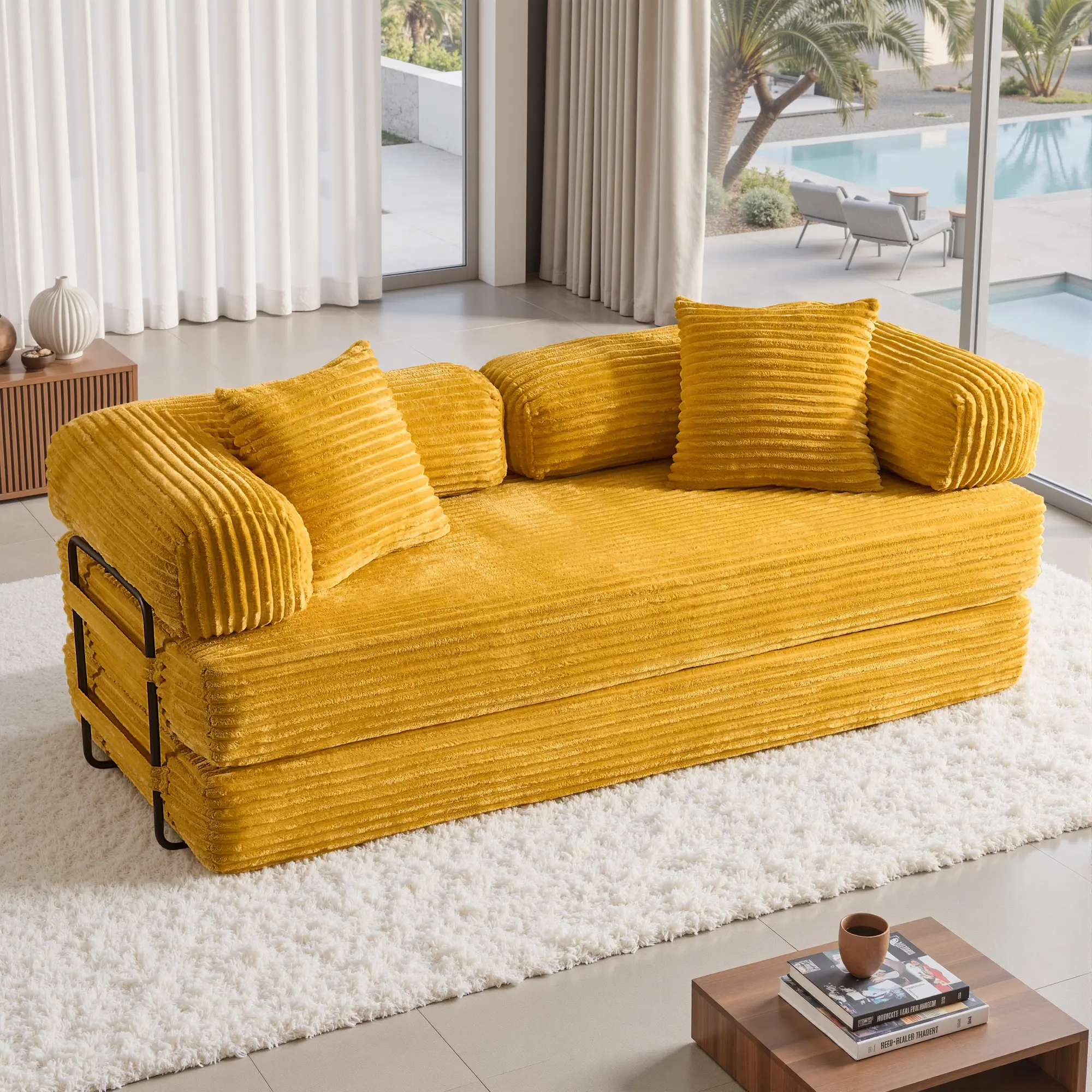 Yellow Plush Corduroy