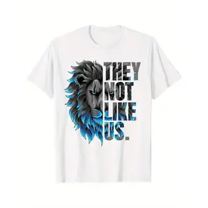 Ootd T Shirt They Not Like US Touchdown American Football Game Day Lion T-Shirt Men's Women's T-Shirt