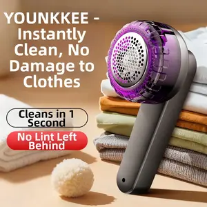 Wireless Hairball Trimmer - 6 Knife Head USB Rechargeable Fabric Trimmer for Sweaters, Blankets and Jackets