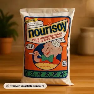 Nourisoy Soy flour 1 lb plus nourissant et appetisant enrichi de per vitaminé et proteiné healthy