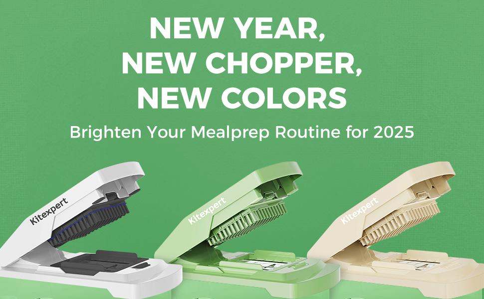 [BF&CM]KitExpert New Veggie Chopper(Faster Mealprep&Cleaning), All in One Mandoline, Multifunctional Food/Vegetable Chopper, Onion Cutter, Cheese Grater, Nova