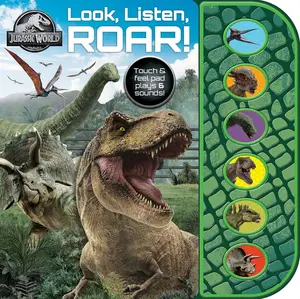 USED-Jurassic World: Look, Listen, Roar! Sound Book [With Battery] by Pi Kids (Board book)