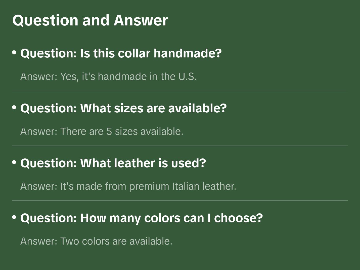 MAXIMA Handmade Leather Dog Collar (Orange and Turquoise)