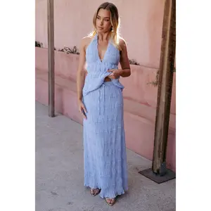 Valana Skirt - Powder Blue