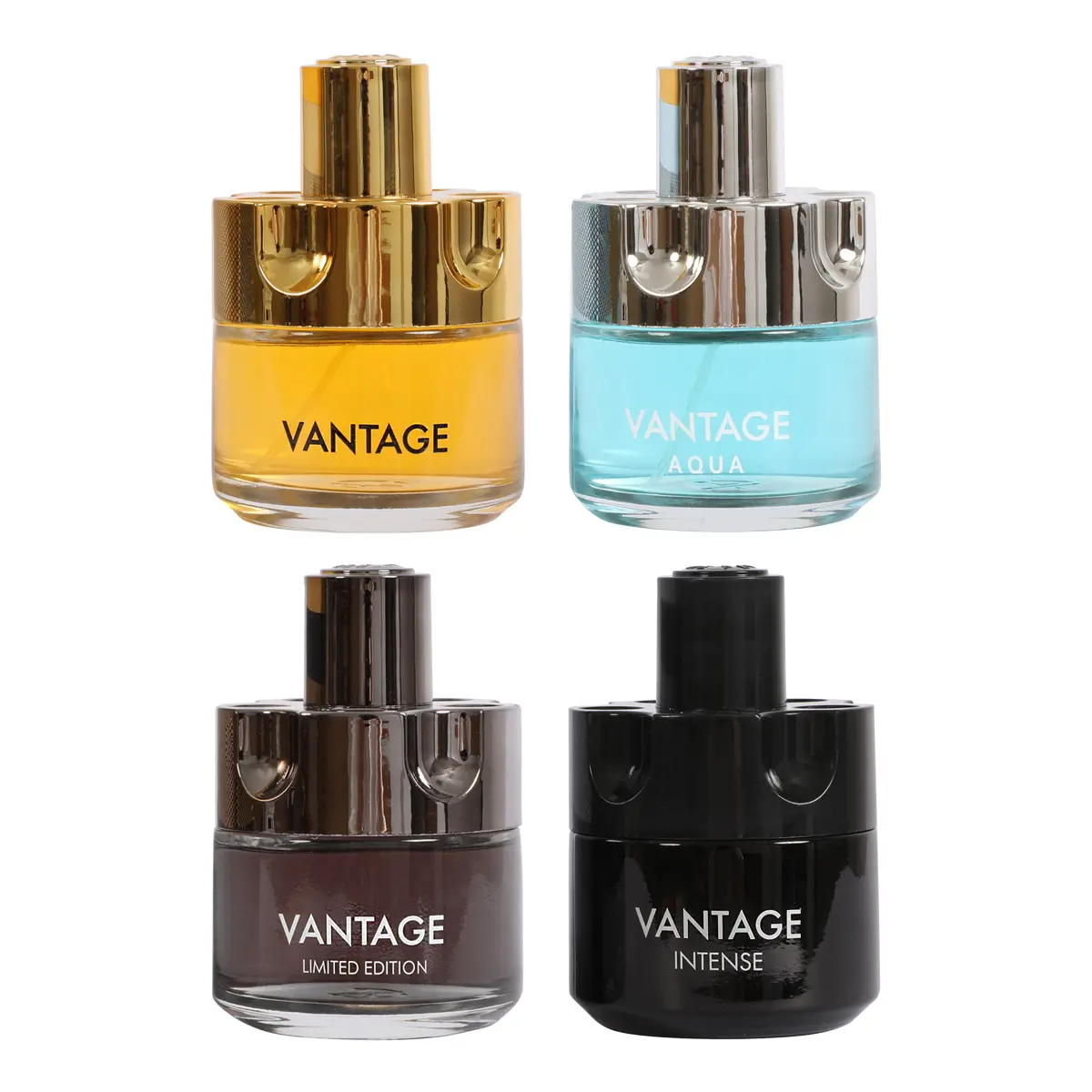 Bundle Perfume of Vantage, Vantage Aqua, Vantage Limited Edition, Vantage Intense 100ml Eau de Parfume