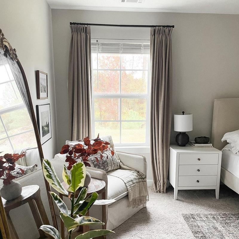 TWOPAGES Liz Faux Linen Curtains Fabric Swatch Booklet for Made-to-Order Curtains, Living Room Bedroom Curtains Sample Book, Luxury Curtains for Windows Apartment Interior Decoration  Home Textile Festive,Decor Ideas 2026, Lunar New year