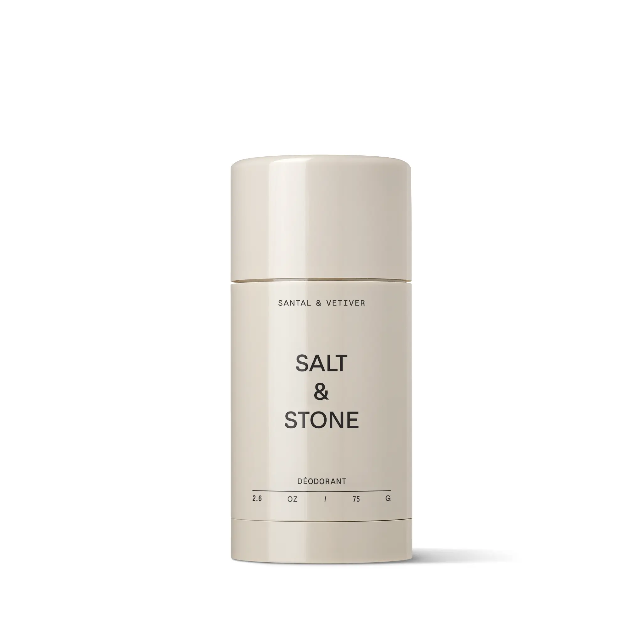 Salt & Stone Deodorant (2.6 oz) - Extra Strength Aluminum-Free Deodorant with Seaweed Extracts, Prebiotics, Niacinamide, Bergamot & Neroli Aroma for Restoring Freshness in Men & Women, Unisex Deodorant