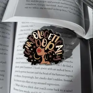 Unapologetically Dope Acrylic Phone Grip - Black Girl Magic Afro Hair Design - Empowering Melanin Gift for Women