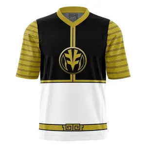 White Ranger Power Rangers American Football Jersey 2026 Men's and Women's American Football Jerseys, Rugby Jerseys, Sportswear, Training Jerseys, T-shirts, Quick-Drying Tops - Hot Trend 2026