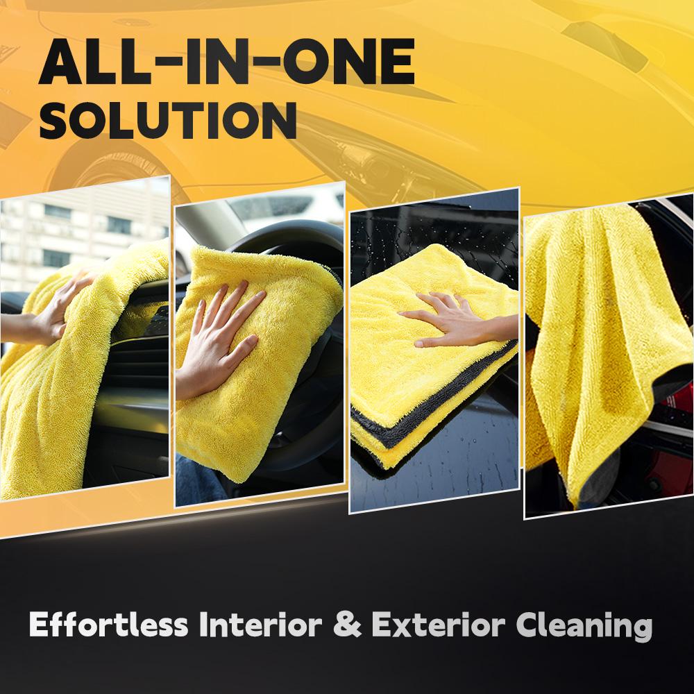 TORETARK Microfiber Car-Specific Dry Towel, Quickly Bbsorbs Water Without Leaving Water Marks, Does Not Damage The Car，Best Gift For Christmas.