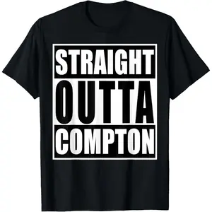 100% Cotton Straight Out Of Compton Funny Graphic T-Shirt