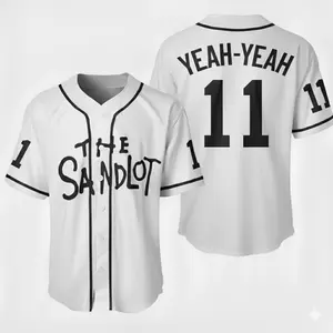The Sandlot #11 Yeah-Yeah White Baseball Jersey, The Sandlot Jersey Shirt, Vintage Movie Baseball Shirt, Retro Baseball Jersey Men Women Youth Kids, Classic Game Day Outfit