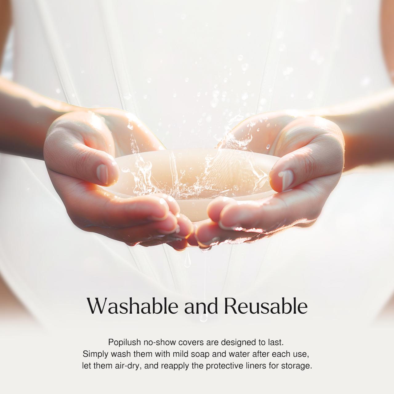 POPILUSH Silicone Nip Covers - Soft Pink Color, Ideal for Nail Polish Application, Includes Bowl