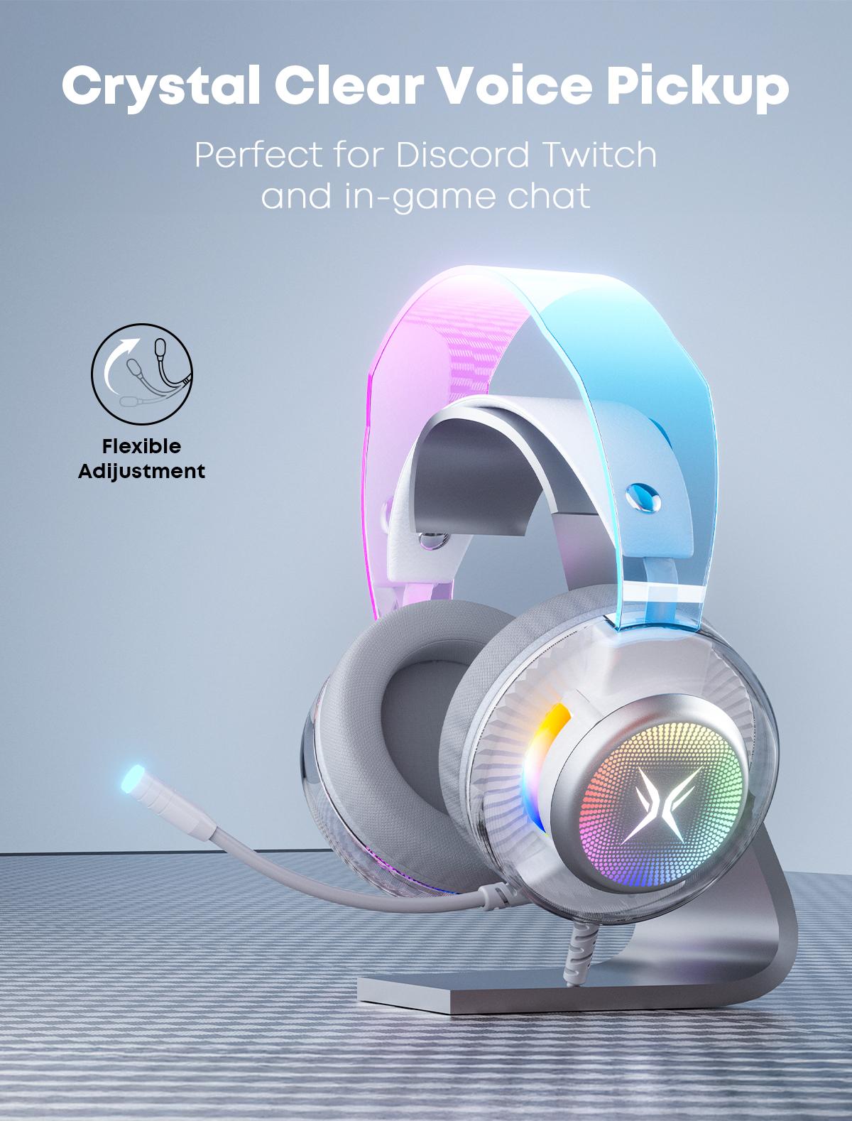 [New Year Picks] TAGRY TRONICX Upgraded G3/G5 Wired PC Gaming Headset with 50mm Driver, ENC Microphone, USB-A Headset with 7.1 Surround Sound, Control Box for PC/PS5 Console/Switch Dock Mode  (Not Compatible with Xbox)