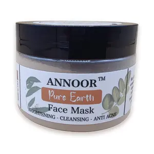 ANNOOR Pure Earth Face Mask Powder – Brightening, Deep Cleansing, & Anti-Acne Treatment