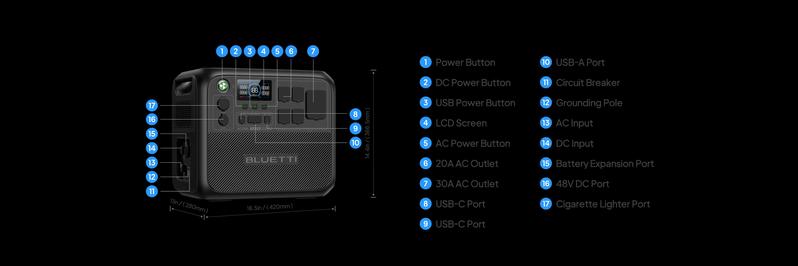 BLUETTI AC200L Portable Generator 2048Wh for Home Use with Warrenty & Versatile Charging Speed Output Power Quiet Operation Energy Efficiency