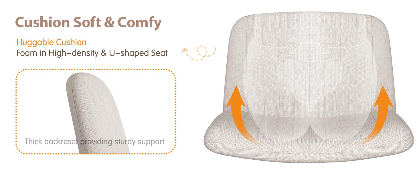 Walsunny Criss Cross Chair with Wheels Comfy Cross Legged Office Desk Armless Wide Vanity Makeup Chair Adjustable Rolling Computer for Home Office Fabric Walsunny Criss Cross Chair with Wheels Comfy Cross Legged Office Desk Armless Wide Vanity Makeup Chair Adjustable Rolling Computer for Home Office Fabric