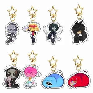 Forsaken Keychains, Guest 1337 Noob Shedletsky John Doe C00lkidd Elliot Keychains, Forsaken Roblox Game Fanmerch Keychains, Keyring Cute Accessory, Fun Charm For Backpack Or Purse | High Quality and Customer Favorite Items