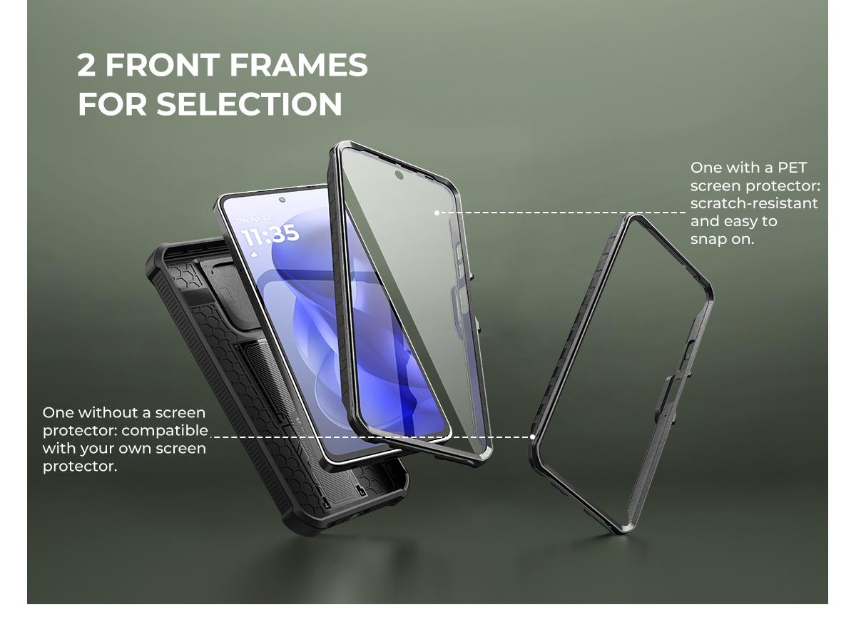 Dexnor for Motorola Moto G-Power-5G-2025/2026 Case, [2 Front Frame] [Built-in Magnetic Slide Camera Cover & Kickstand] Heavy Duty Protection Shockproof Phone Case with Screen Protector, 6.8inch