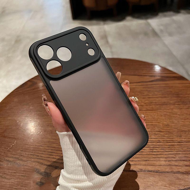 for Iphone Including Air, 17 Pro Max, 17 Pro, 17, 16 Pro Max, 16 Pro, 16, 16E, 15 Pro Max, 15 Pro, 15, 14 Pro Max, 14 Pro, 14, 13 Pro Max, 12 11 ProMax XsMax, Offering Shock Resistance And Camera Protection, Featuring a Minimalist Matte Black  Design,