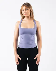 ALPHALETE Women's Glass Tank Top - Steel Fabric