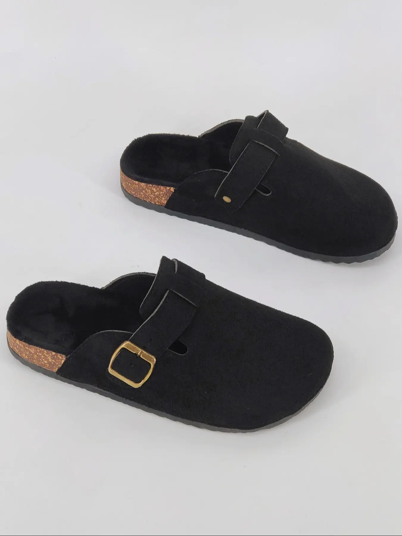 Men's Open-Toe Soft Rubber Outdoor Mules, Casual Shoes Foot Clogs, Casual PU Leather Slip-On Flats for All-Season Unisex Wear