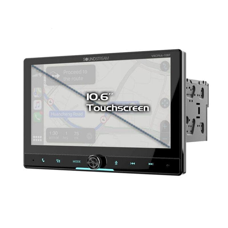 VRCPAA-106F | 10″ DVD Multimedia Headunit w/ Apple CarPlay® & Android Auto®