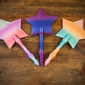Pay Wand 3D Printed Star Wand Card Holder Tap-to-Pay Card Holder Geometric Star Design Secure Fit Durable PLA Material Handmade Quality