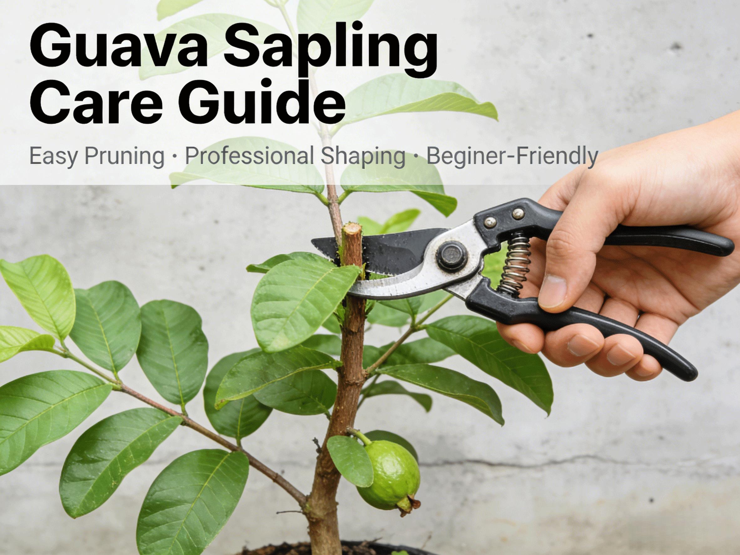 Heirloom Non-GMO Guava Sapling – Easy to Grow Fruit Tree Plant for Potted Plants, Greenhouse & Outdoor Garden, Ideal for Gardening Enthusiasts Heirloom Non-GMO Guava Sapling – Easy to Grow Fruit Tree Plant for Potted Plants, Greenhouse & Outdoor Garden, Ideal for Gardening Enthusiasts