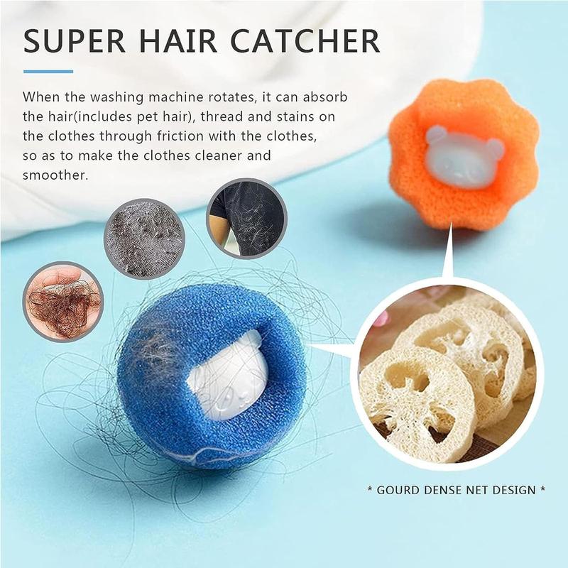 10 Pcs Box-Packed Pet Hair Remover for Laundry, Pet Hair Catcher, Washing Machine Hair Catcher, Dryer Balls for Clothing Dog Cat Pet Fur Remover