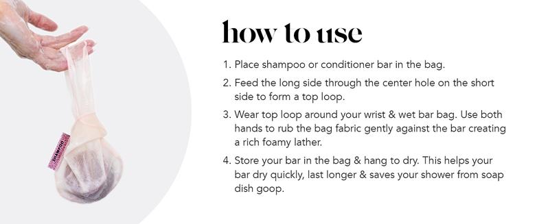 Kitsch Shampoo Bar Bag