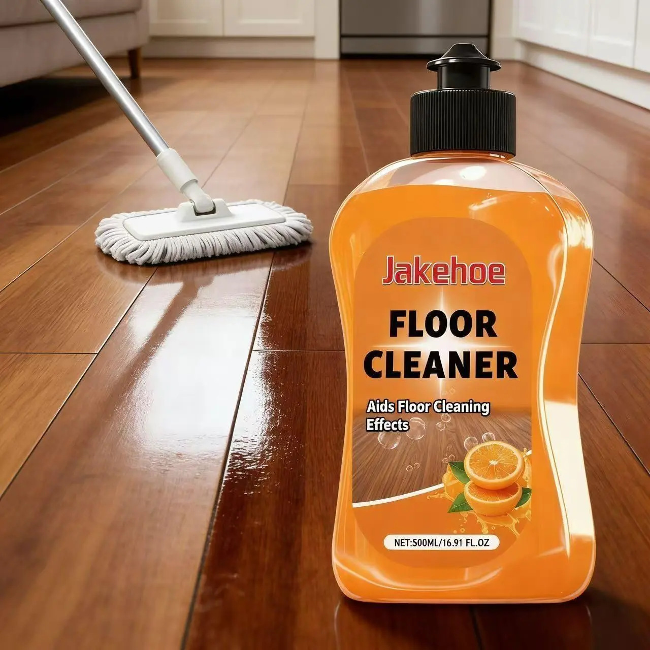 Enzyme-Powered Mop Soap - Long-Lasting Scented Floor Cleaner, Home Cleaning Products, Cleaning Liquid & Solution, Deep Cleans with No Residue, Fast Drying & Pet/Kid-Safe for All Floors, Works with Mops, Steam Mops & Sprayers - 500ml