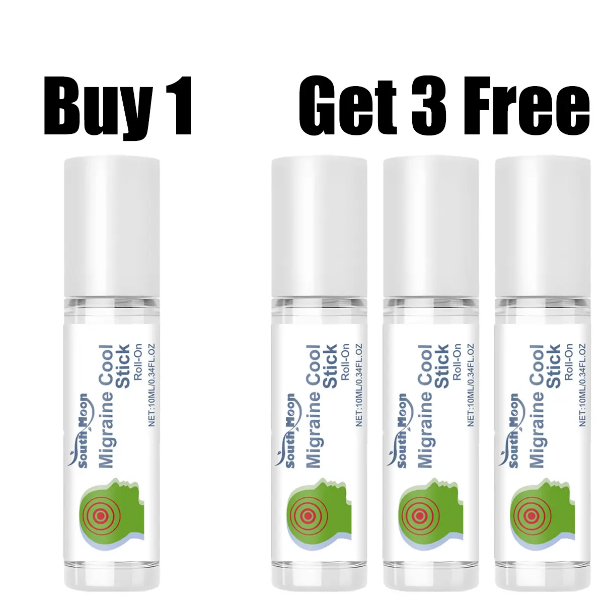 Tension Relief Stick Roll-On with Cooling Peppermint, Spearmint & Lavender, A Therapeutic Wellness and Healthcare Solution, Peppermint Oil, Travel Size, Stress Relief, Therapy, Rollerball, Migraine Relief