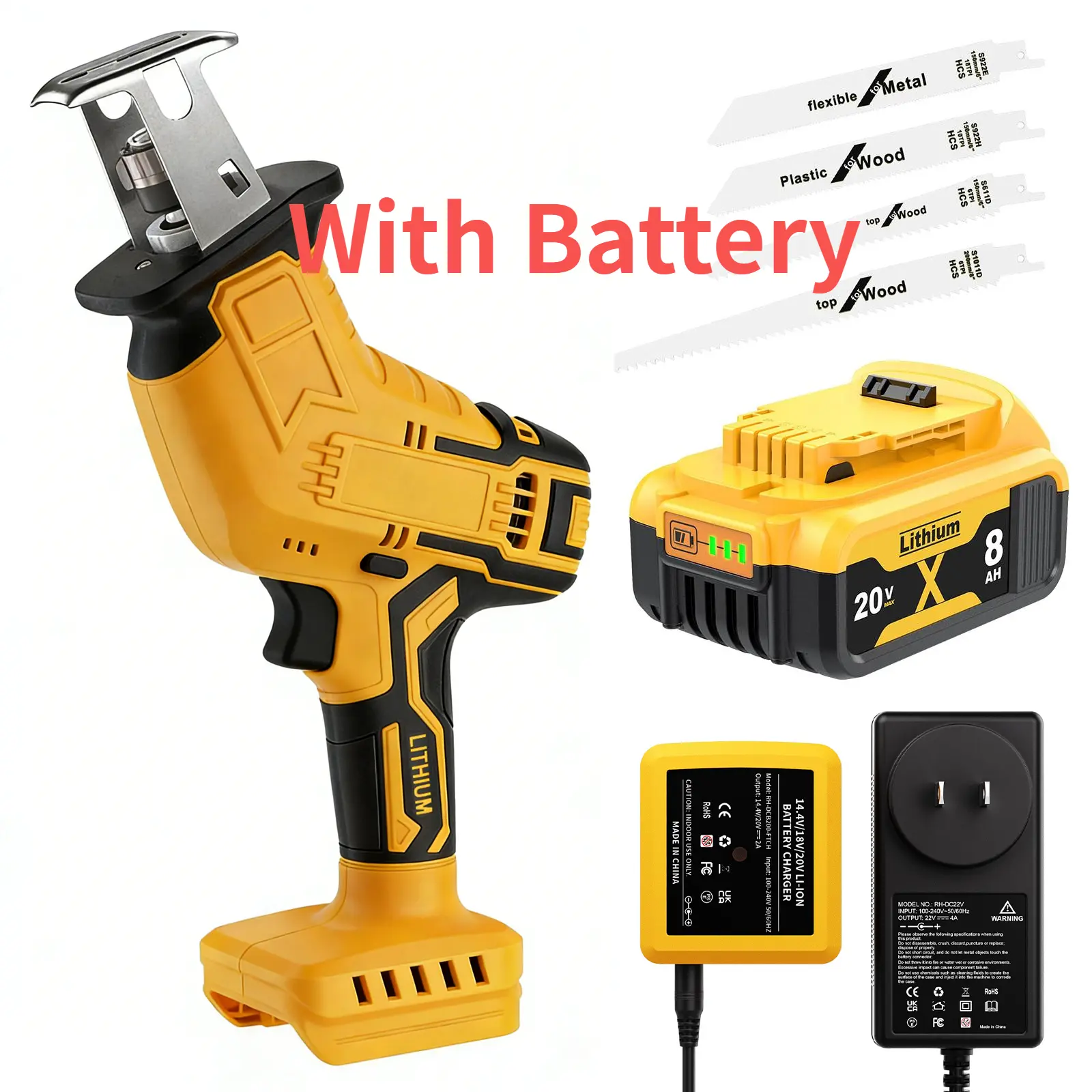 Reciprocating Saw (With Battery)