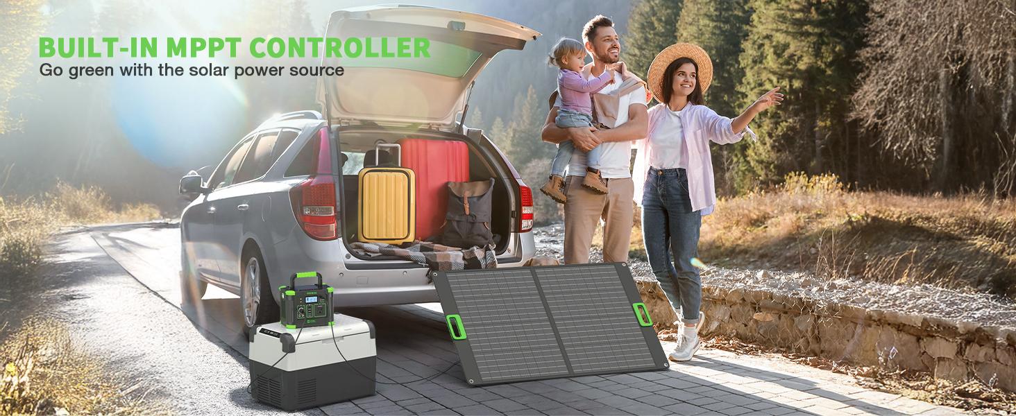 Outdoor Power Station: EBL 300W Solar Generator w/ 231Wh Battery | Your Blackout & Camping Power Backup